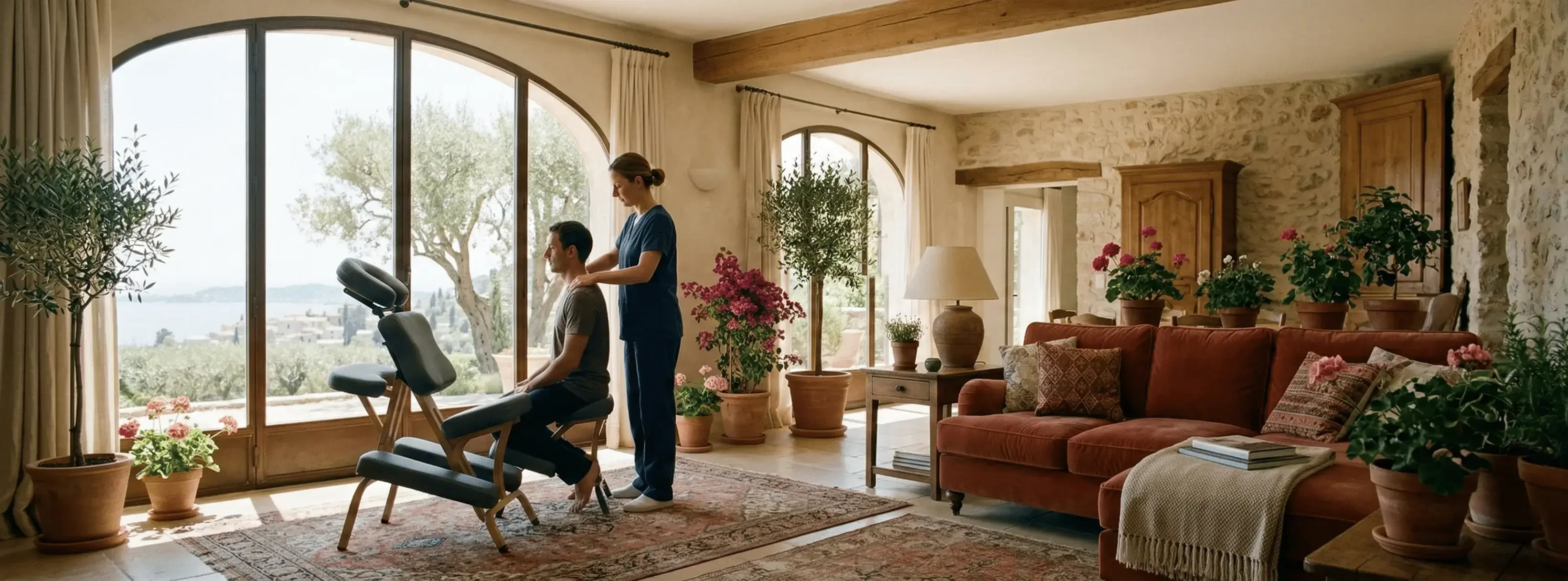 Massage Amma assis à domicile