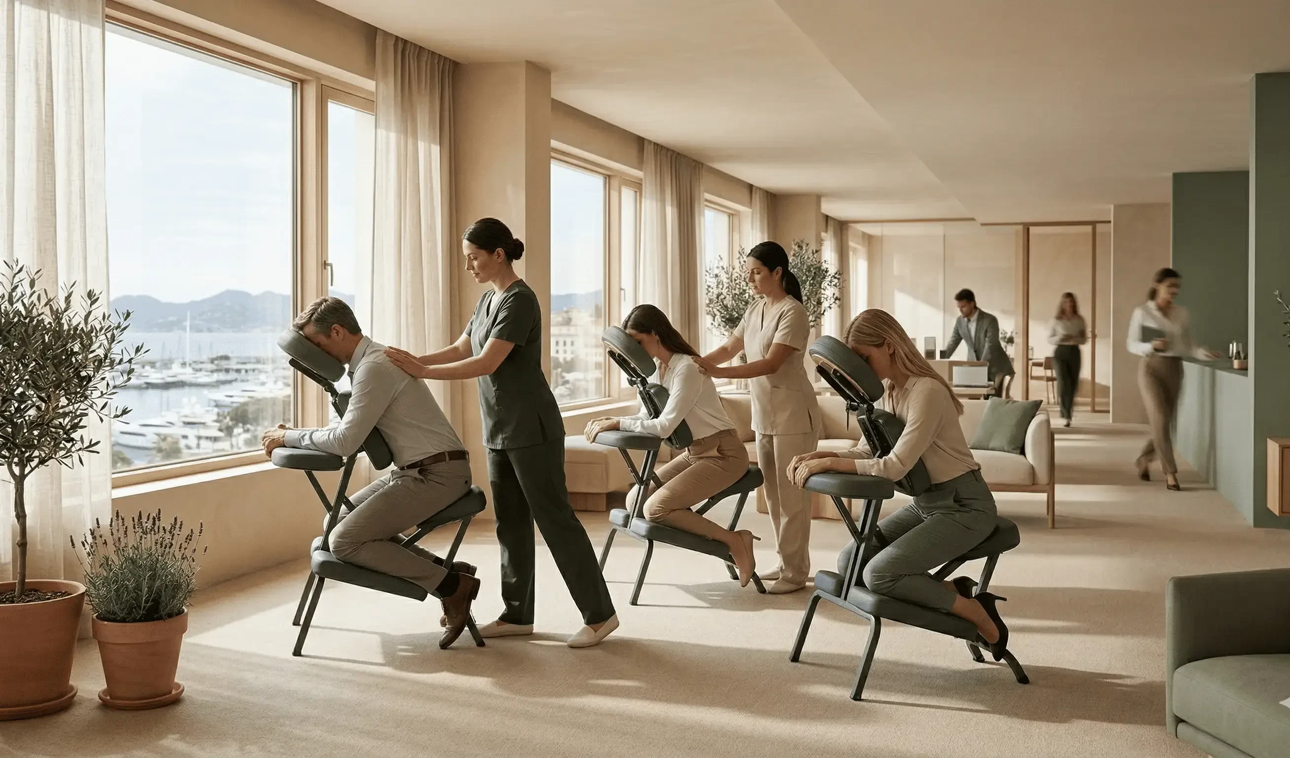 Massage Amma en entreprise